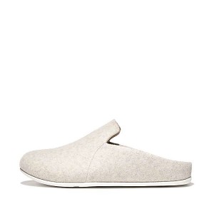 FitFlop Chrissie Ii Haus Felt Women's Slippers White | 146STQEXL