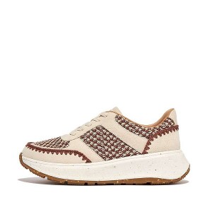 FitFlop F-Mode E01 Suede Flatform Women's Sneakers Brown | 275CFYANJ