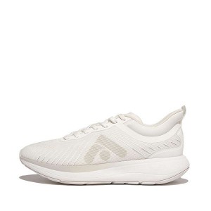 FitFlop Ff-Runner Mesh Sports Women's Running Shoes White | 598UADFSQ