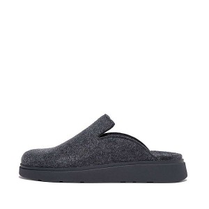 FitFlop Gen-Ff E01 Felt Men's Mules Navy | 986MXRWON