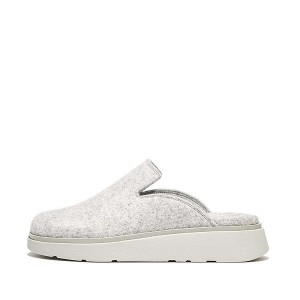 FitFlop Gen-Ff E01 Felt Women's Mules Grey | 986GVHDOF