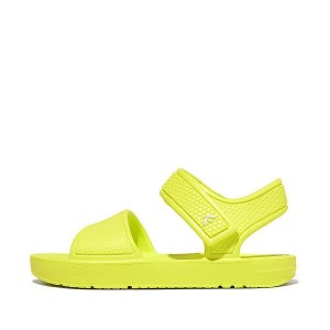 FitFlop Iqushion Toddler Ergonomic Back-Strap Kids' Sandals Yellow | 784PFDUOE