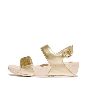 FitFlop Lulu Opul Back-Strap Women's Sandals Beige / Olive / Gold | 249LBCGET