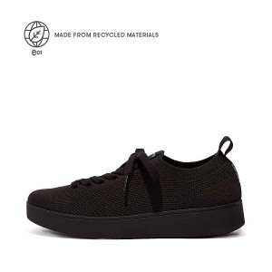 FitFlop Rally E01 Multi Knit Women's Sneakers Black | 780EHMYNA