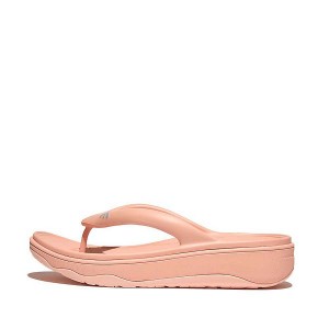 FitFlop Relieff Recovery Toe-Post Women's Sandals Coral | 673WPUABI