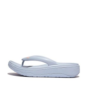 FitFlop Relieff Recovery Toe-Post Women's Sandals Blue | 908UTYXDO