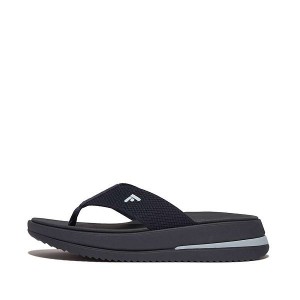 FitFlop Surff Sports Webbing Toe-Post Women's Sandals Navy | 894VQORPG