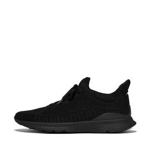 FitFlop Vitamin Ffx Knit Sports Men's Sneakers Black | 385OKRFPE