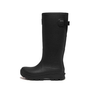 FitFlop Wonderwelly Atb High Performance Tall Wellington Women's Rain Boots Black | 260UBYFWR