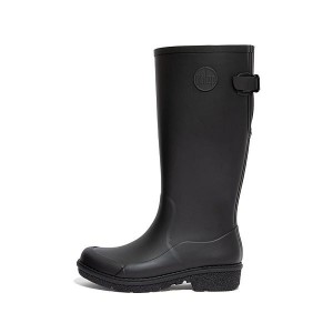 FitFlop Wonderwelly Tall Women's Rain Boots Black | 709SLUXKY