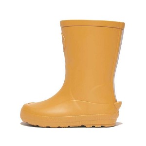 FitFlop Wonderwelly Toddler Ergonomic Kids' Rain Boots Yellow | 715RUHTYZ