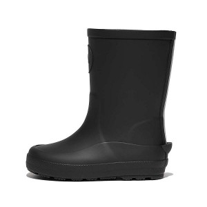 FitFlop Wonderwelly Toddler Ergonomic Kids' Rain Boots Black | 497ORVHBQ