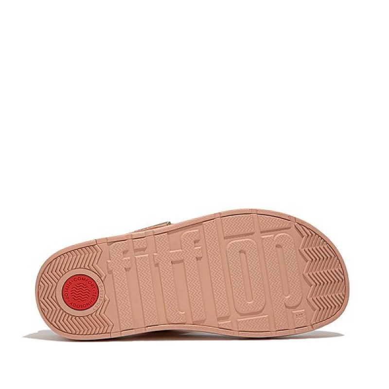 FitFlop Gen-Ff Buckle Leather Toe-Post Women's Sandals Brown / Coral | 635MTQOJW