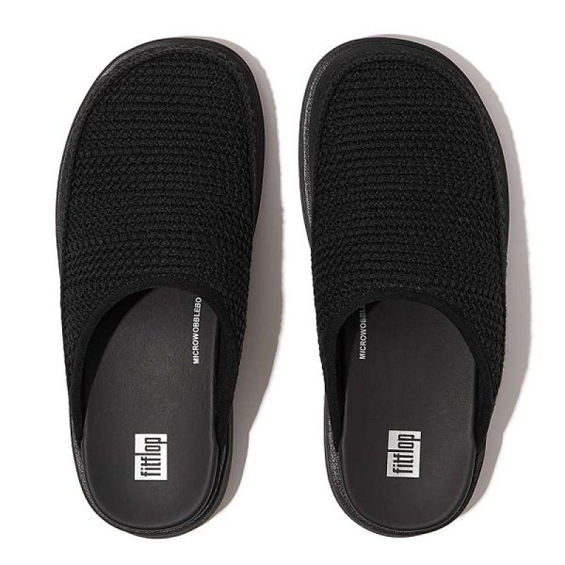 FitFlop Gen-Ff E01 Crochet Women's Mules Black | 139XFBSWT