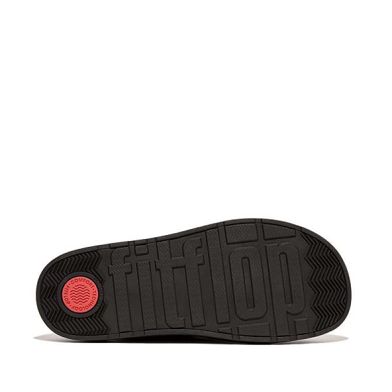 FitFlop Gen-Ff E01 Felt Men's Mules Black | 657BTPKSE