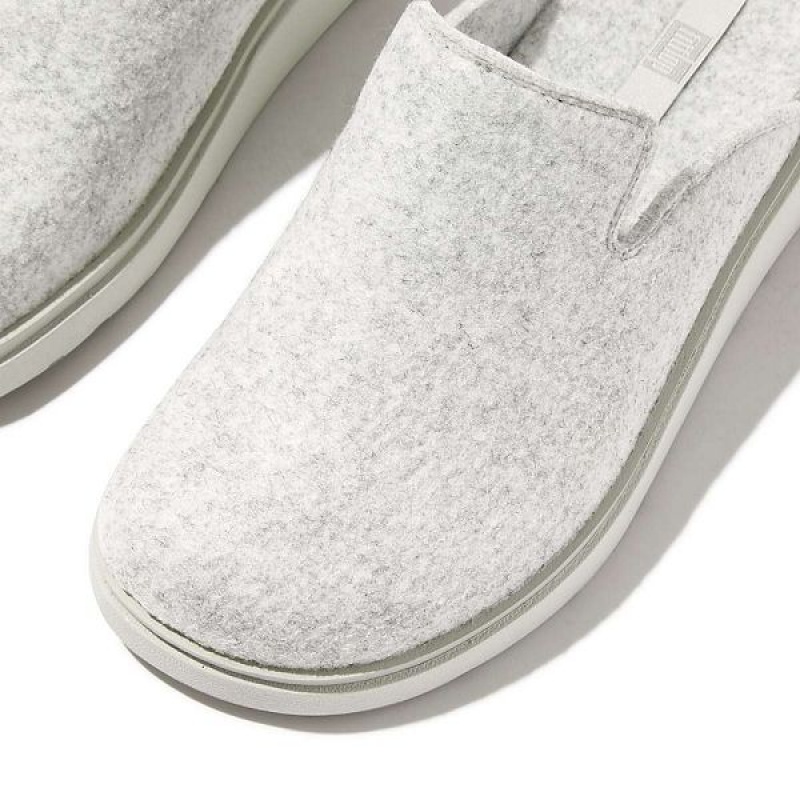 FitFlop Gen-Ff E01 Felt Women's Mules Grey | 986GVHDOF