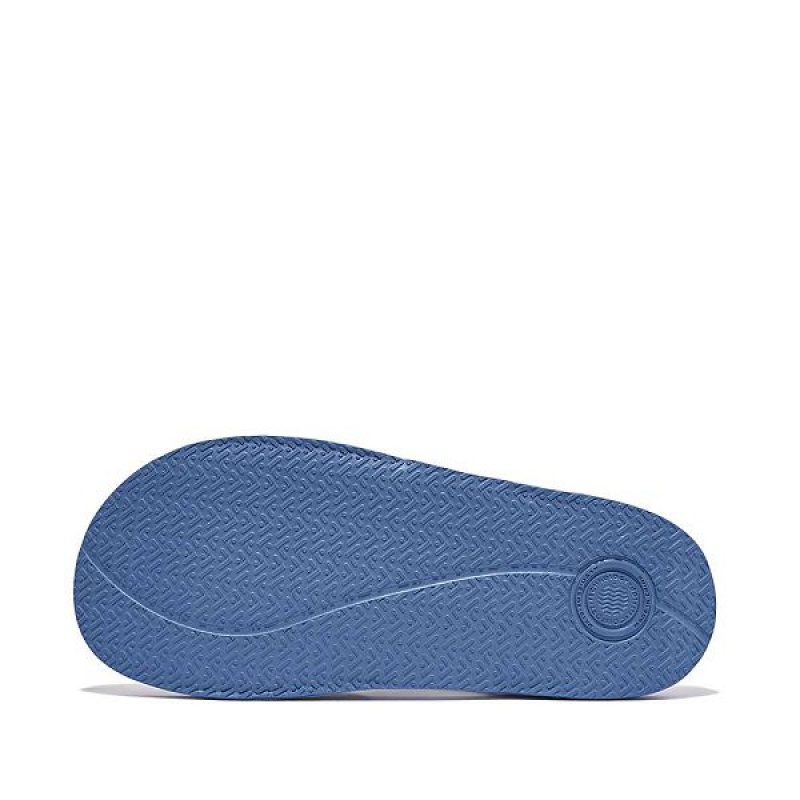 FitFlop Iqushion Junior Ergonomic Back-Strap Kids' Sandals Blue | 240RWTUIK