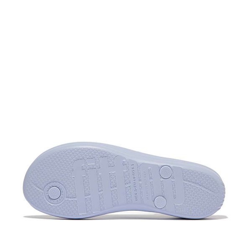 FitFlop Iqushion Ombre Sparkle Women's Flip Flops Blue | 169XBRLNI