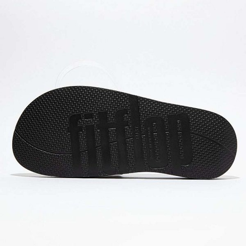 FitFlop Iqushion Pool Women's Slides Black | 791WSFURV