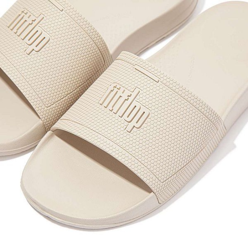 FitFlop Iqushion Pool Women's Slides White | 390YCUGHR