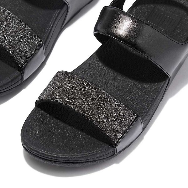 FitFlop Lulu Opul Back-Strap Women's Sandals Black | 429CZOYGL