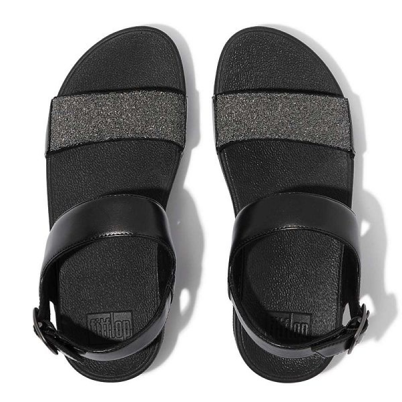 FitFlop Lulu Opul Back-Strap Women's Sandals Black | 429CZOYGL