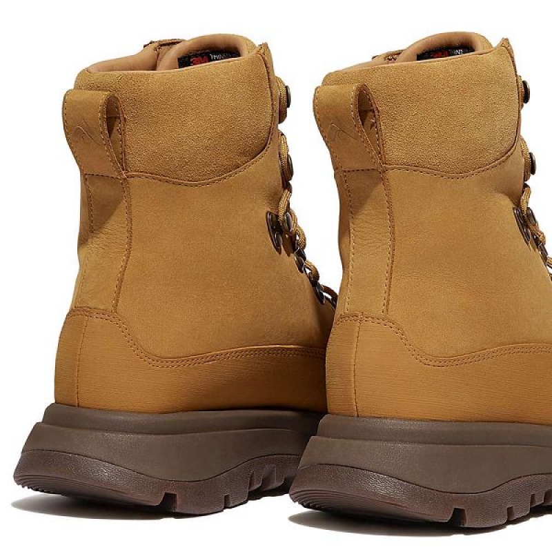 FitFlop Neo D Hyker Waterproof Nubuck Suede Fleece Lined Women's Walking Boots Brown | 342VMKAQG