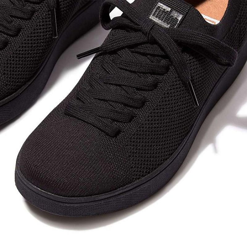 FitFlop Rally E01 Multi Knit Women's Sneakers Black | 780EHMYNA