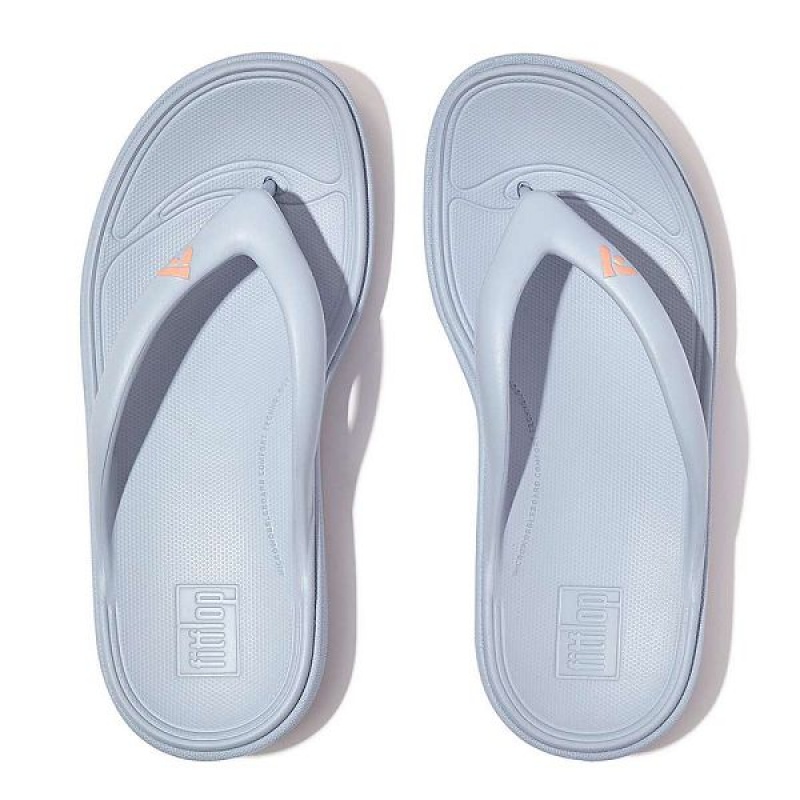 FitFlop Relieff Recovery Toe-Post Women's Sandals Blue | 908UTYXDO