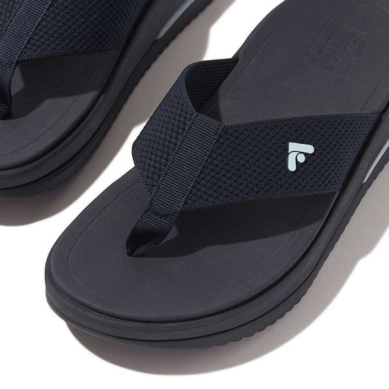 FitFlop Surff Sports Webbing Toe-Post Women's Sandals Navy | 894VQORPG