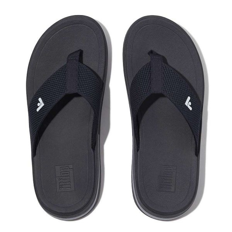 FitFlop Surff Sports Webbing Toe-Post Women's Sandals Navy | 894VQORPG