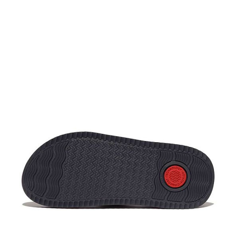 FitFlop Surff Sports Webbing Toe-Post Women's Sandals Navy | 894VQORPG