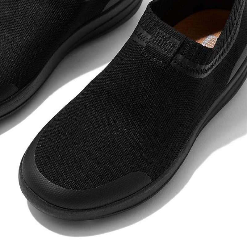 FitFlop Uberknit Slip On Women's Sneakers Black | 683FIJQZO