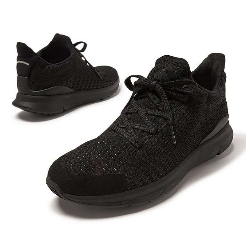 FitFlop Vitamin Ffx Knit Sports Women's Sneakers Black | 407BVHSOC