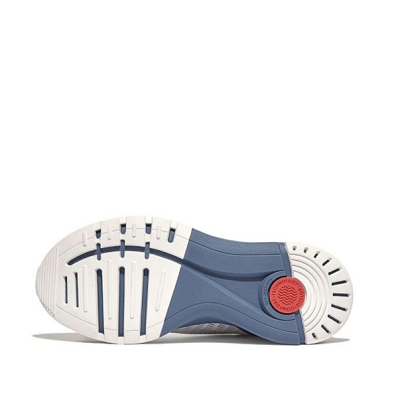 FitFlop Vitamin Ffx Knit Sports Women's Sneakers Blue | 150BLRFQC