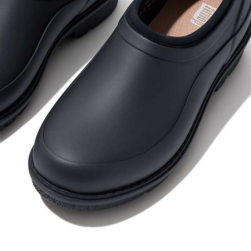 FitFlop Wonderclog Waterproof Rubber Women's Clogs Navy | 260AIJQNE