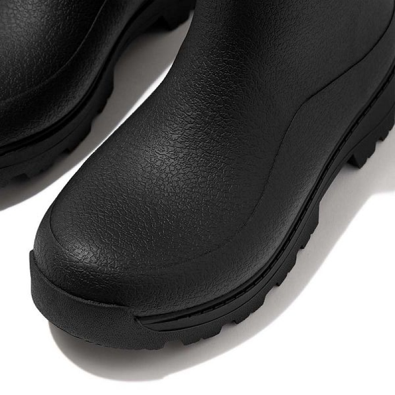 FitFlop Wonderwelly Atb High Performance Tall Wellington Women's Rain Boots Black | 260UBYFWR