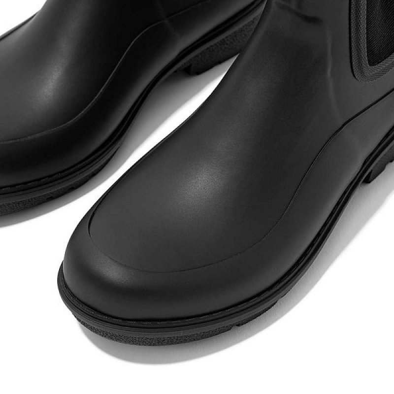 FitFlop Wonderwelly Chelsea Women's Rain Boots Black | 217NJAGBD