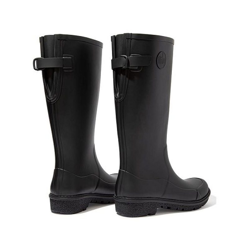 FitFlop Wonderwelly Tall Women's Rain Boots Black | 709SLUXKY