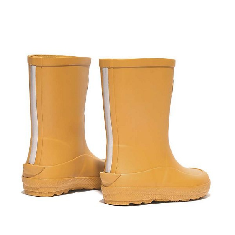 FitFlop Wonderwelly Toddler Ergonomic Kids' Rain Boots Yellow | 715RUHTYZ