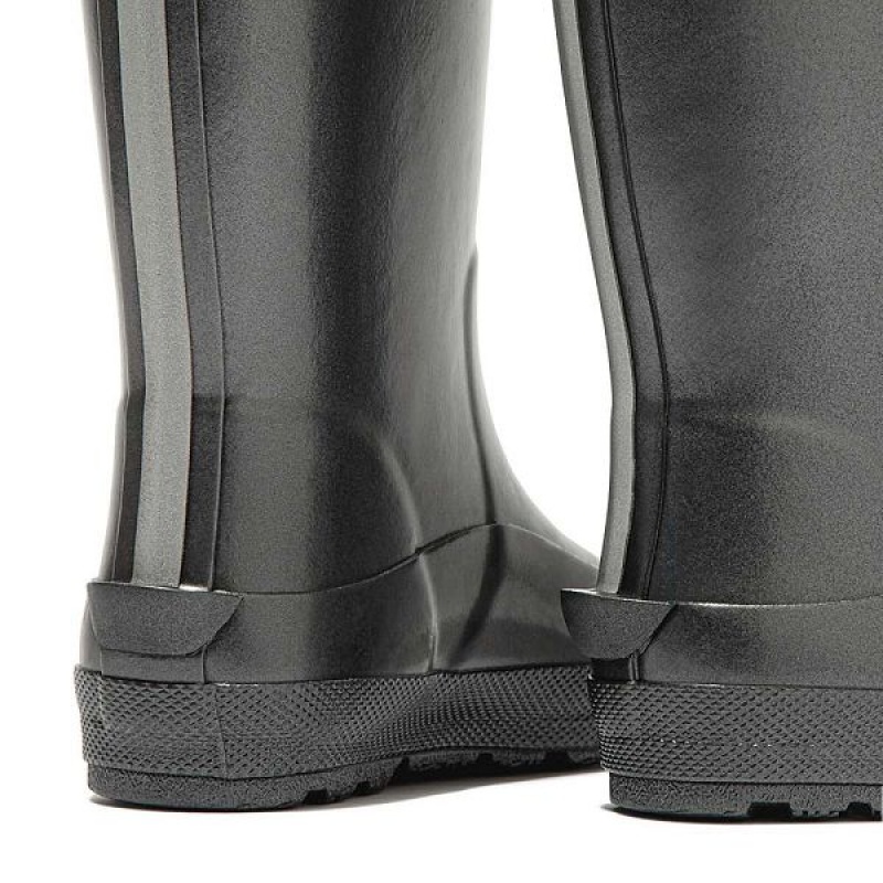 FitFlop Wonderwelly Toddler Pearlized Ergonomic Waterproof Wellington Kids' Rain Boots Black | 265UFYPLB